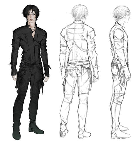 unfinished character design